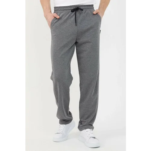 Dewberry 82904 Straight Leg Relaxed Cut Mens Sweatpant-ANTHRACITE