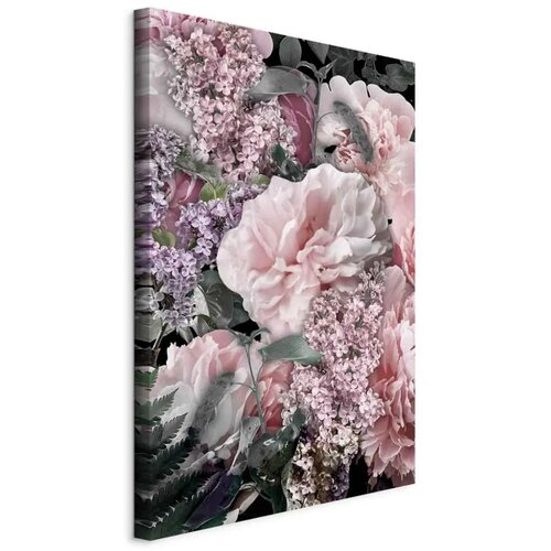  Slika - Among Flowers (1-part) - Blooming Plants in Nature's Colors 60x90 Cijene