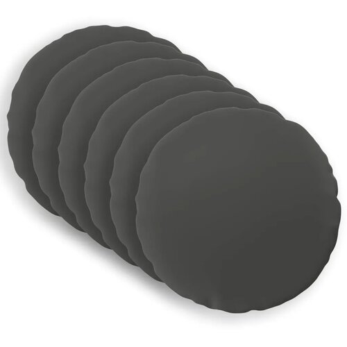 Jastuk s jastukom HEERLEN 6 kom. Antracit Poliester - Antracit &amp;Oslash; 60 cm 6 Slike