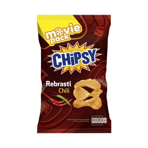 Marbo chipsy rebrasti chili čips 230g Slike