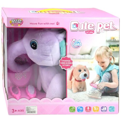 Magic Toys rc cute pet: interaktivni pli&scaron;ani slon na daljinsko upravljanje s dodacima 2,4 ghz 40 cm Cijene