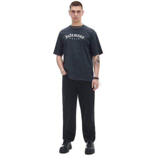 Cropp muška majica s printom - Crna  5021W-99X Cijene