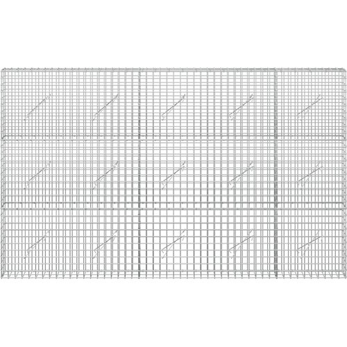  Gabion s 5 mm žicom i mrežom 5x5 cm 250x10x150 cm Slike