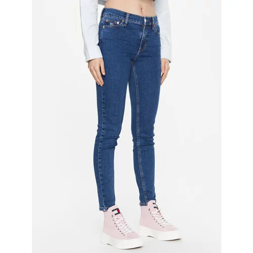 Tommy Jeans Jeans hlače Nora DW0DW15742 Mornarsko modra Skinny Fit