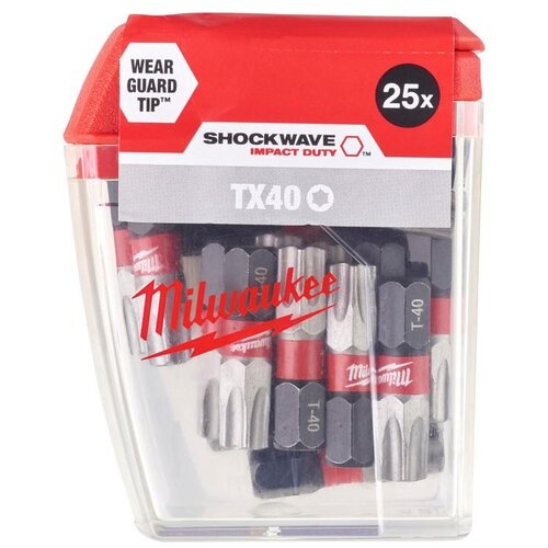 Milwaukee T40 x 25 mm/25 oseb. Udarni vpliv, (21110873) Cene
