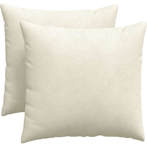  Jastučići za sofu 2 pcs Krema 50 x 50 cm Kordura tekstil Slike