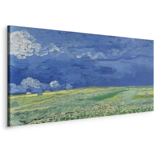  XXL slika - Vincent van Gogh – Wheat Field under Thunderclouds 200x100 Cene