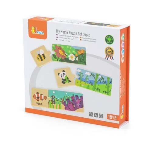 Viga puzzle životinje i njihova staništa ( 1041875 ) Cene