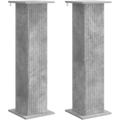  Stalak za biljke 2 pcs Betonska siva 30 5 x 30 x 100 5 cm Cene