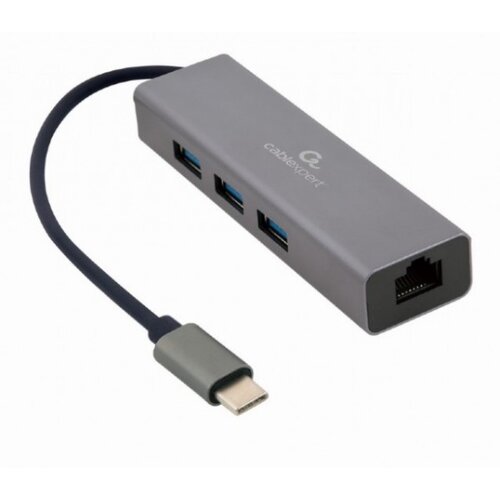 Cablexpert USB HUB A-CMU3-LAN-01 USB-C - 4xUSBLAN Cene