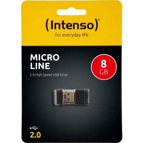  (Intenso) USB Flash drive 8GB Hi-Speed USB 2.0, Micro Line – ML8