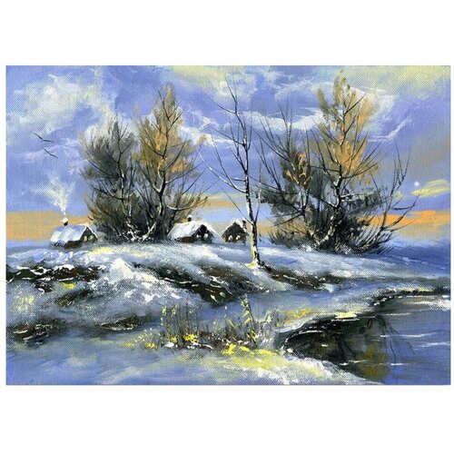 Wallity Slika 70x50 cm Winter – Wallity Cene