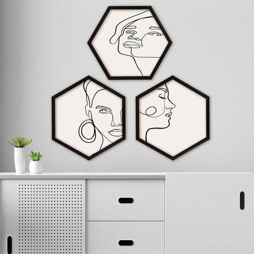 Wallity Uokvirena slika 6GEN14984560252, 35x35 cm, 3 dijela Cijene