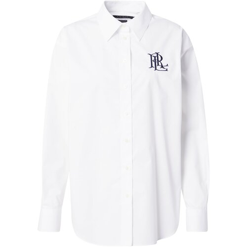 Polo Ralph Lauren Bluza '50S' mornarsko plava / bijela Cijene
