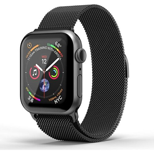 Superdry PAŠEK ZA URO APPLE WATCH 38/40/41 MM SERIES 1-8 SE ČRN, (22064285) Cene