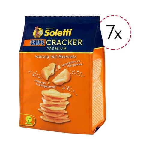 Soletti CHIPS CRACKER PREMIUM začinjen z morsko soljo - 7 kosov Cene