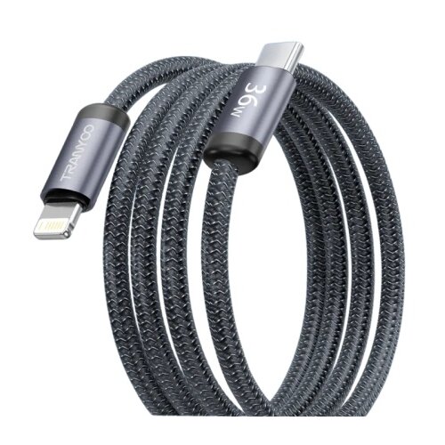  TRANYOO Data kabl T-P22 ojačan metalni Type C na Lightning 36W Cene