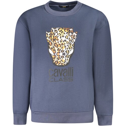 Cavalli Class SWEATSHIRT WITHOUT ZIP WOMEN BLUE Slike