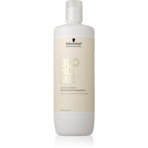 Schwarzkopf Professional Blondme Bond Repair Brightening Shampoo osvetljevalni šampon za blond lase 1000 ml Cene