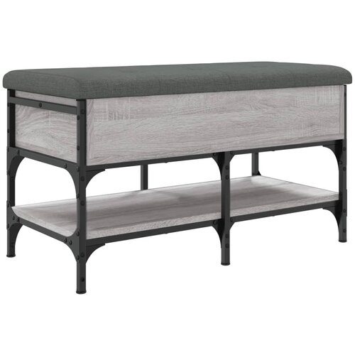 Maison Chic Klop za čevlje - Sedež za čevlje siva sonoma 82x42x45 cm inženirski les, (21777451) Slike