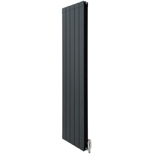 Monster aluminijasti radiator in ventili – 1800 mm x 395 mm – antracitno siva, (21569937) Cene