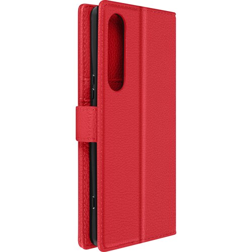 AVIZAR Ovitek za Sony Xperia 1 V Flip Wallet Video Support, Rdeča, (21136666) Cene