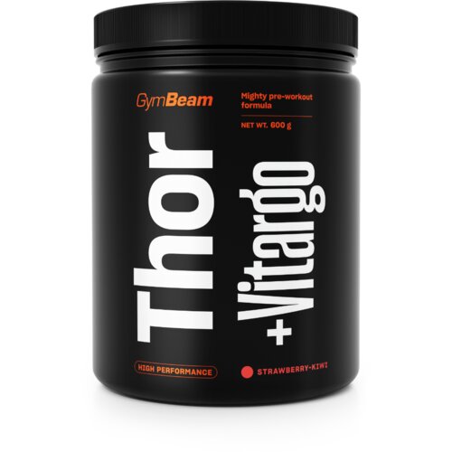 GymBeam Thor Fuel + Vitargo 600 g jagoda - kivi Slike