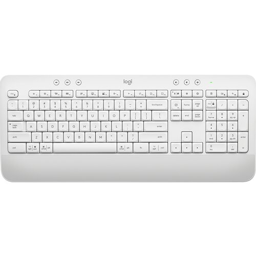 Logitech tipkovnica K650 Signature, Wireless, USB, White, SLO g. Cene