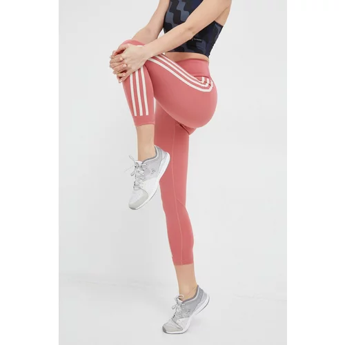 Adidas Pajkice za vadbo Optime Trainicons ženske, roza barva