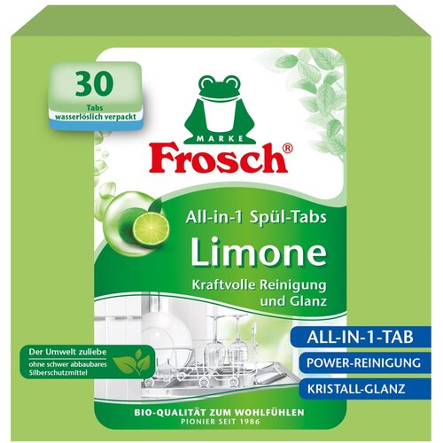 Frosch green lemon tablete za mašinsko pranje posuđa 30 komada Cene
