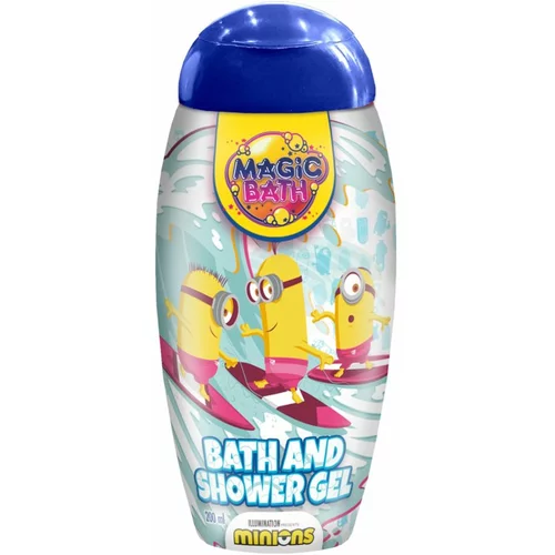 Minions Magic Bath Bath & Shower Gel gel za prhanje in kopanje za otroke 200 ml