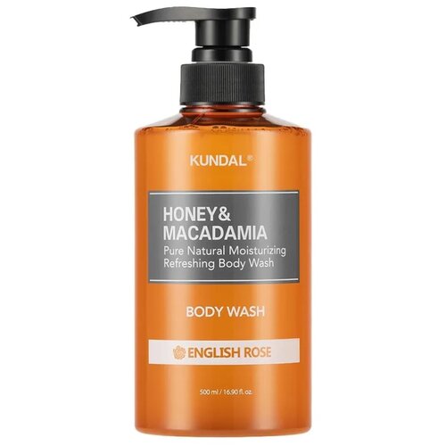KUNDAL Honey&Macadamia Pure Body Wash 500ml English Rose Cene
