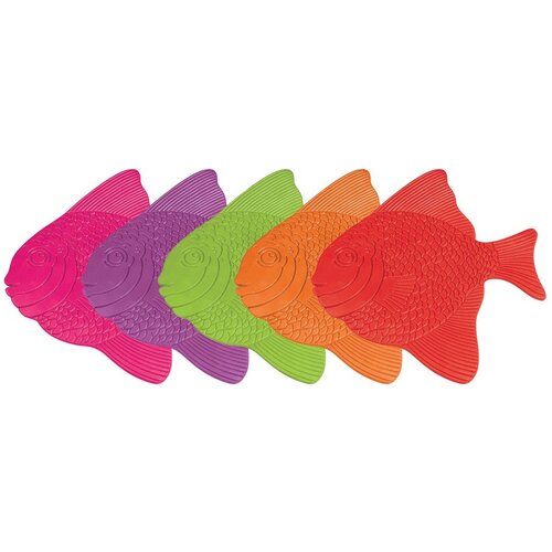 Msv Dječje protuklizne podloge 5 kom za kadu 16x16,5 cm Poissons – Cijene