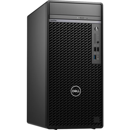 Dell OptiPlex 7010 MT, 180W, Intel Core i5-13500 (14C/24MB/20T/4.8GHz/65W), 8GB (1x8GB) DDR4, M.2 512GB PCIe, Intel Integrated, DVDRW, Intrusion, Speaker, DP, HDMI, 4xUSB 3.2, 4xUSB 2.0, RJ-45, Mouse/Kb, Win11Pro, 3Y PLCI Slike
