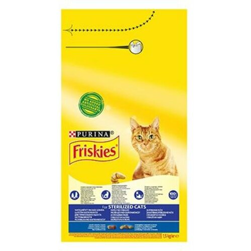 Friskies Hrana za mačke Losos i povrće Cat Adult Sterilised Cene