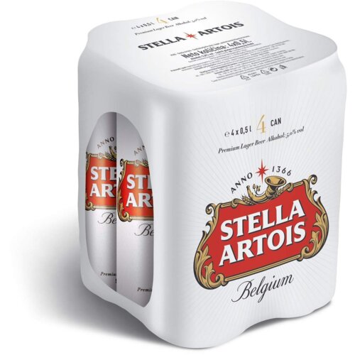 Stella Artois Pivo 4x0,5l Slike