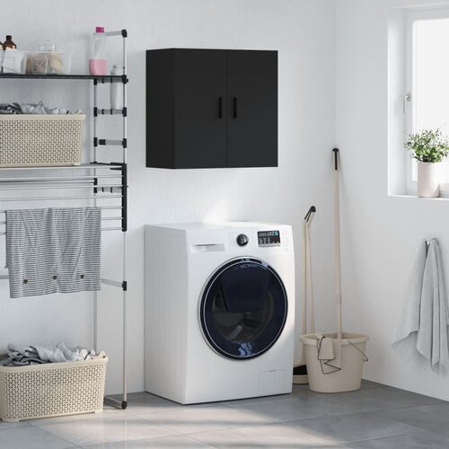 VidaXL Zidni ormarić crni 60 x 31 x 60 cm od konstruiranog drva Slike