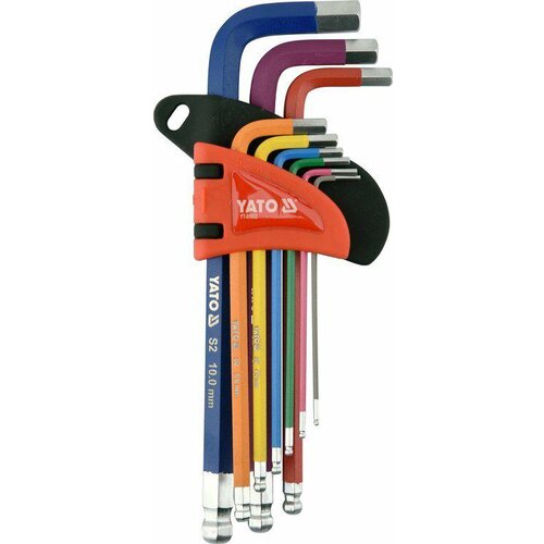 Yato Allen Keys 9 PCS. 1,5-10 mm dolga, žoga 05632, (21121209) Cene