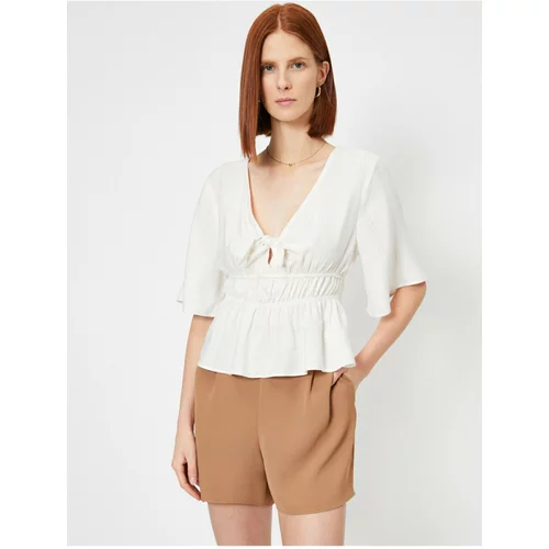 Koton Blouse - Ecru - Fitted