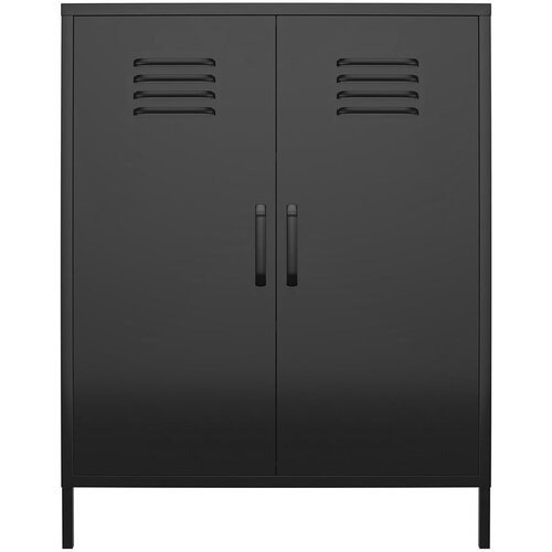 Støraa Crni metalni ormarić 40x102x80 cm Mission District &ndash; Cijene