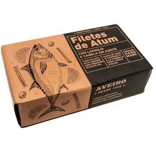 Aveiro tuna fileti u maslinovom ulju s narančom i cimetom 120 g pomorandža i cimet Cene