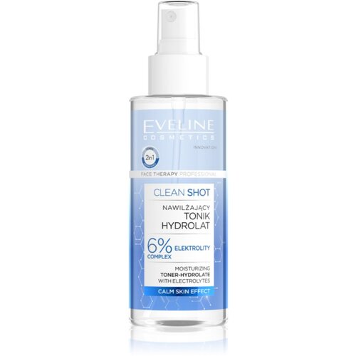 Eveline Cosmetics Clean Shot 6% Electrolyte Complex vlažilni tonik 150 ml Slike