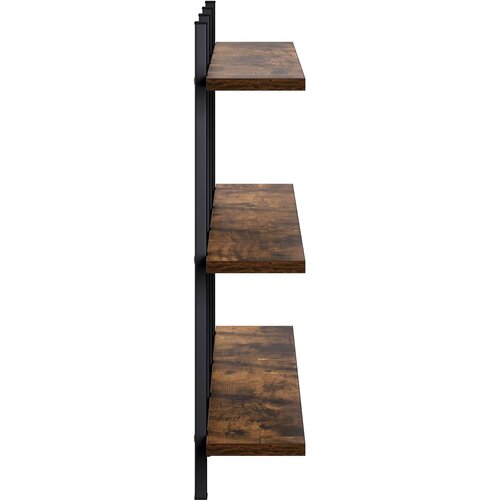  Zidna polica Dimljeni hrast 102 x 13.5 x 58 cm Slike