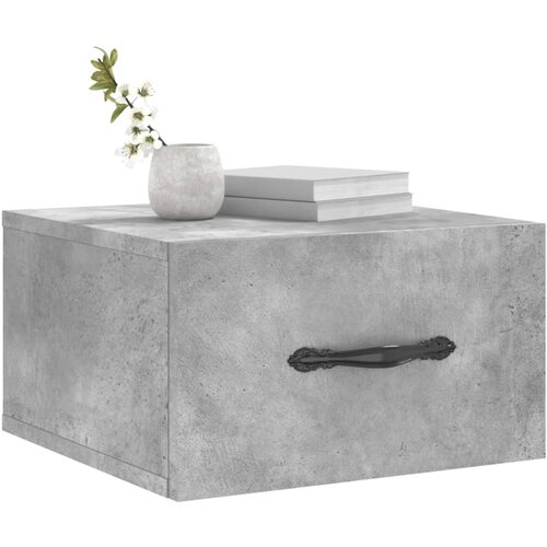  Zidni noćni ormarići 2 kom Siva betona 35 x 35 x 20 cm Slike