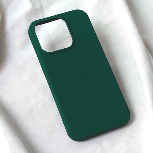 Teracell torbica soft velvet za iphone 15 pro 6.1 tamno zelena Slike
