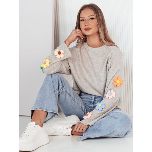 DStreet Bluza damska oversize RAWEL szara Cene