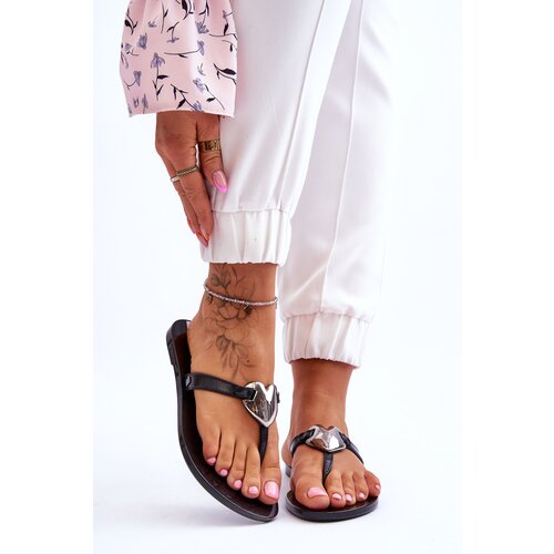 Kesi Women&amp;#039;s vegan flip-flops ZAXY JJ285031 Black Slike