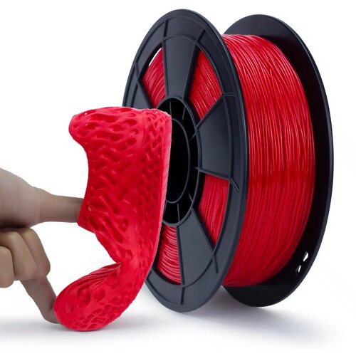  ZIRO TPU filament 1,75 mm – Red (Shore 95A) Cene