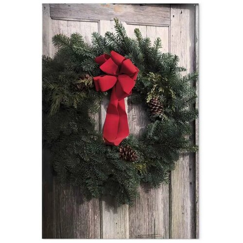  Slika - Christmas Wreath (1 Part) Vertical 60x90 Slike