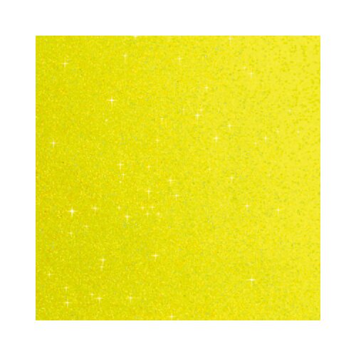 The Unique Paper Company Plain Glitter - Ukrasni papir 1,5m - Plain Glitter, Neon Yellow Slike